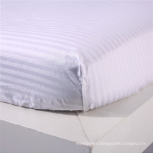 King Size 0.4cm Satin Stripe Hotel Bed Fitted Sheets